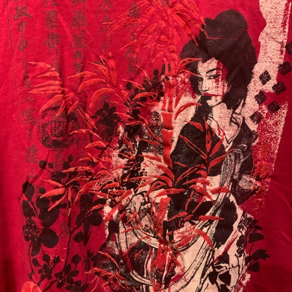 2000s express graphic red tee - Picture 2 of 3